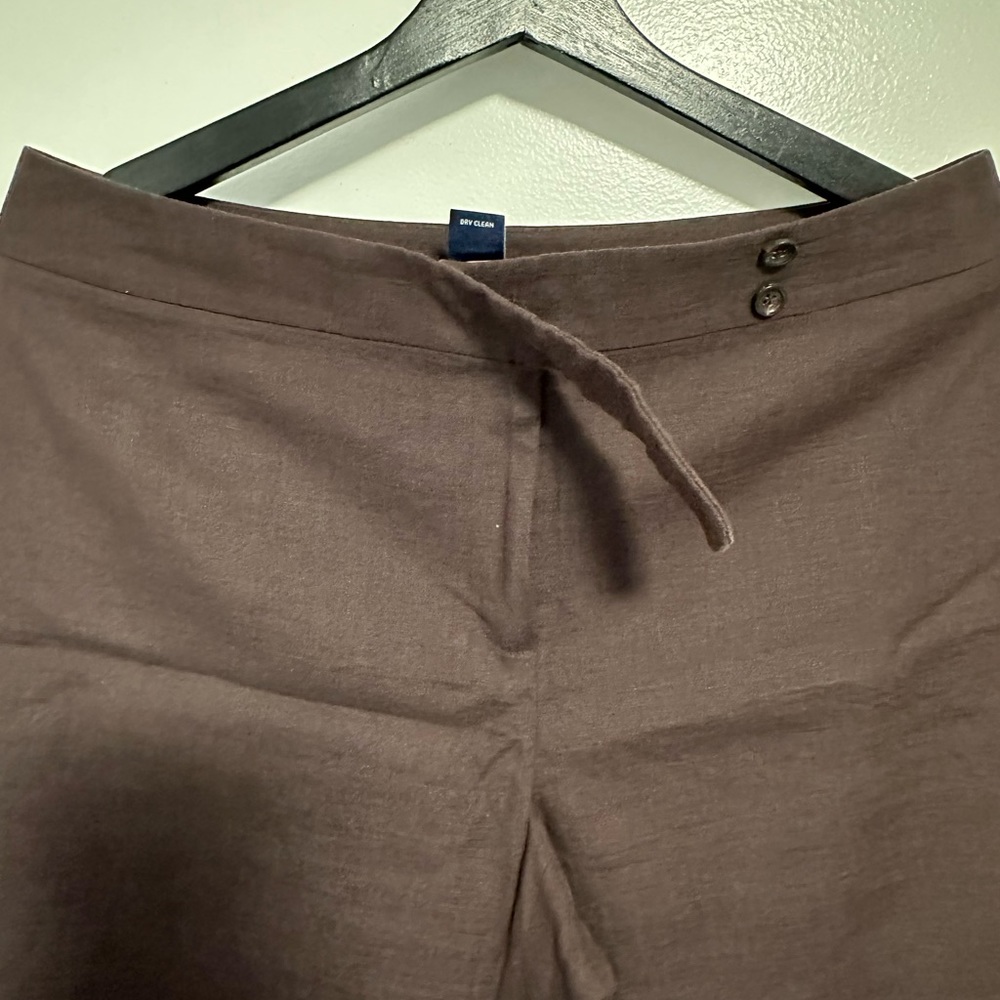 The Ankle Pant in Herringbone Linen Blend - Curvy Fit